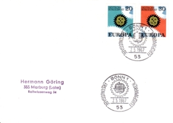 D FDC 0533 / 0534 ● - 1967 05 001